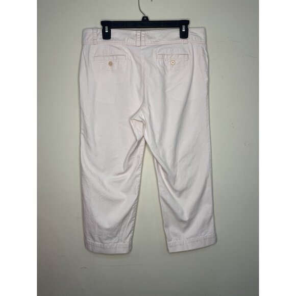 Talbots Signature Petite 10P Women's Light Pink Capri Pants Coquette Barbiecore - Picture 4 of 8